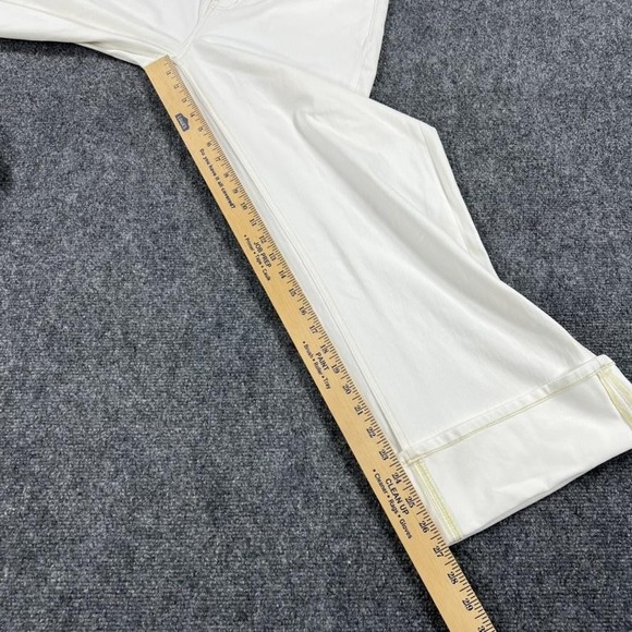 Halara Jeans Womens Medium White Halara Flex Denim Wide Leg High Rise Stretch - Picture 11 of 16